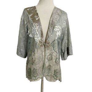 Spencer Alexis Size Small  Top Blouse Lagenlook Wearable Art Formal Attire